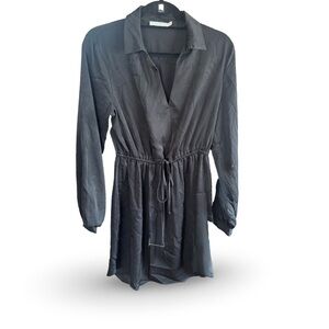 Lush Black Mini Dress